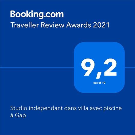 Studio Independant Dans Villa Avec Piscine A Gap Exteriér fotografie